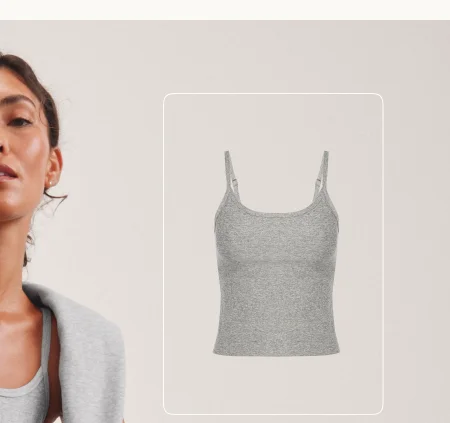 Spacedye Forever Tank in Silver Mist