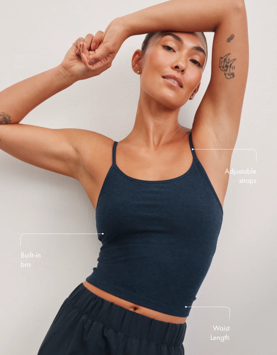 Spacedye Forever Tank in Nocturnal Navy