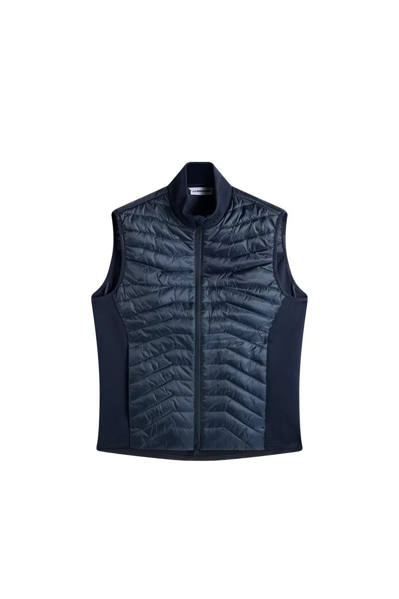 Image of Heyden Quilt Hybrid Vest / JL Navy