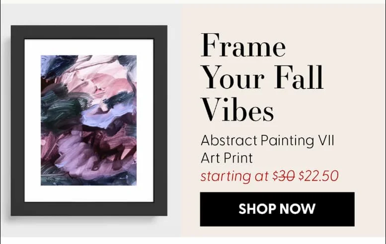 abstract painting VII Art Print