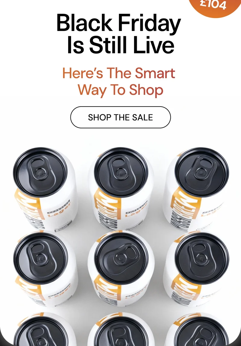 Black Friday Is Still Live. Here’s the smart way to shop. Save up to £104. Shop the sale.