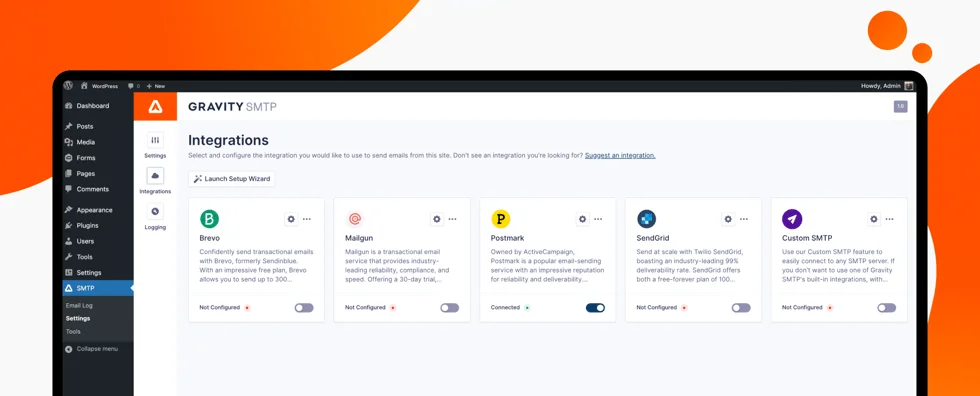 Gravity SMTP Integrations