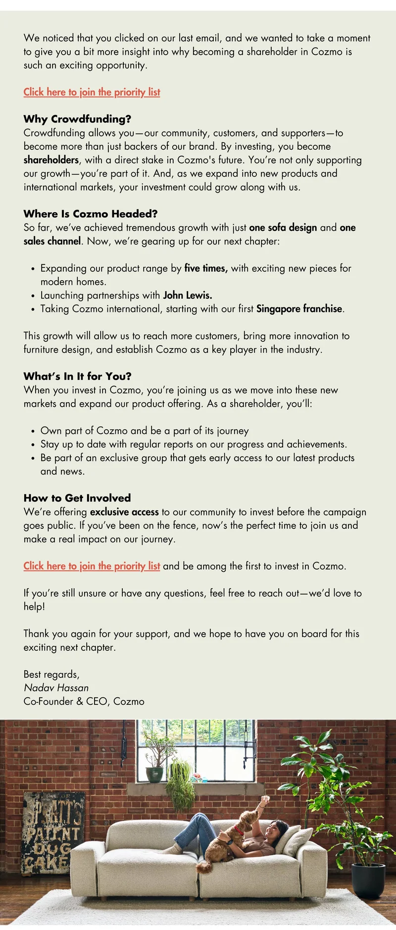 Join Priority List