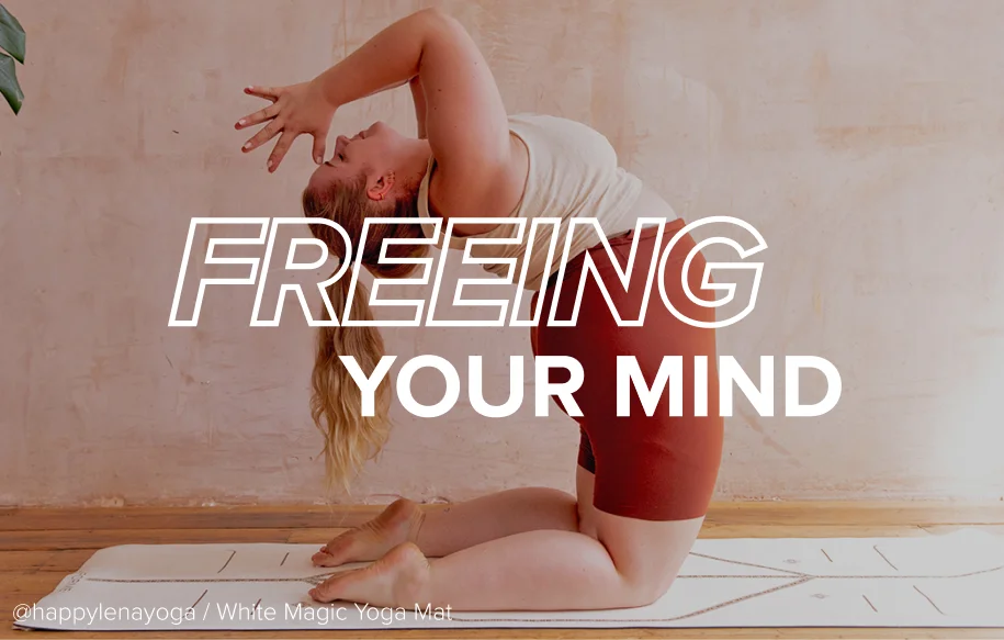 Freeing your mind - White Magic Yoga Mat
