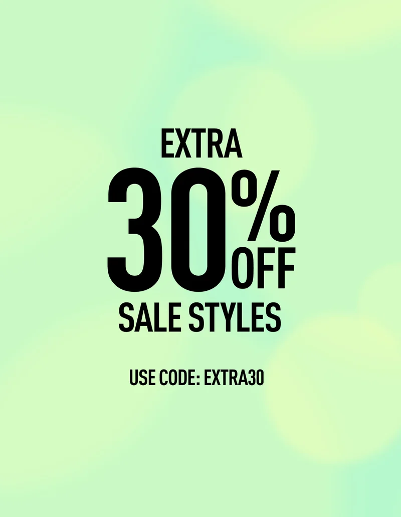 EXTRA 30% OFF SALE STYLES USE CODE discount code