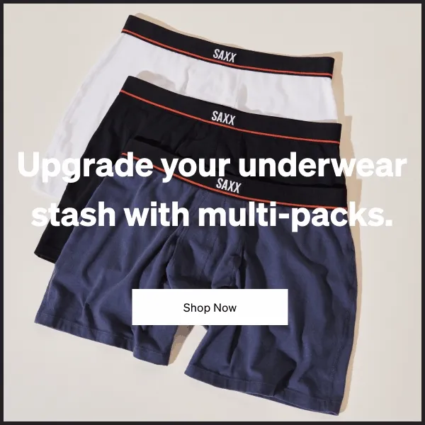 Upgrade your underwear stash with multi-packs.