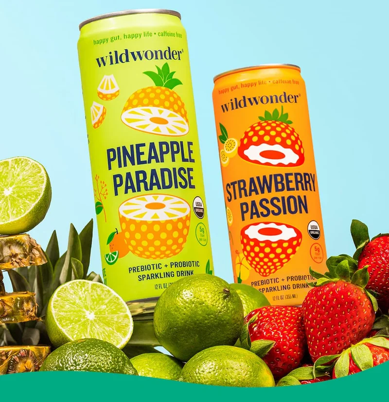 Pineapple paradise and strawberry passion