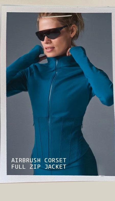 Airbrush Corset Full Zip Jacket