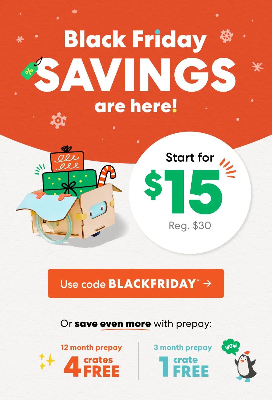 Black Friday SAVINGS are here! Start for $15! Use code BLACKFRIDAY