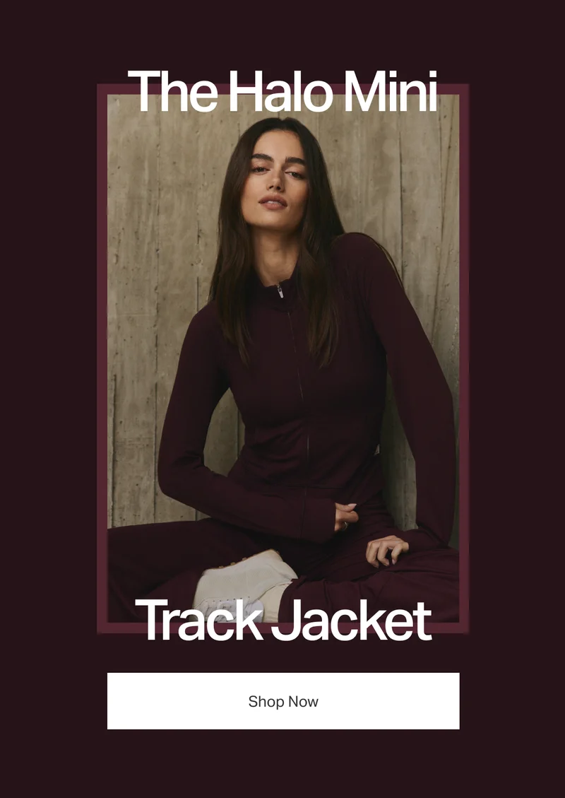 The Halo Mini Track Jacket - Shop Now