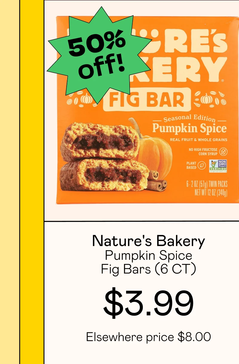 Pumpkin Spice Fig Bars (6 CT)
