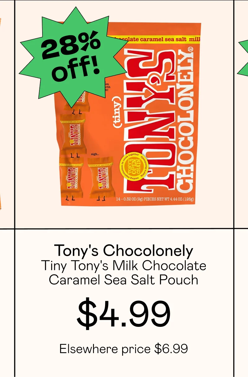 Tiny Tony's Milk Chocolate Caramel Sea Salt Pouch