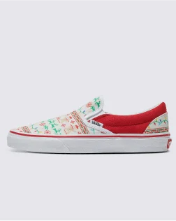 Customs White Fair Isle Slip On