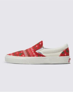 Customs Red Fair Isle Slip On