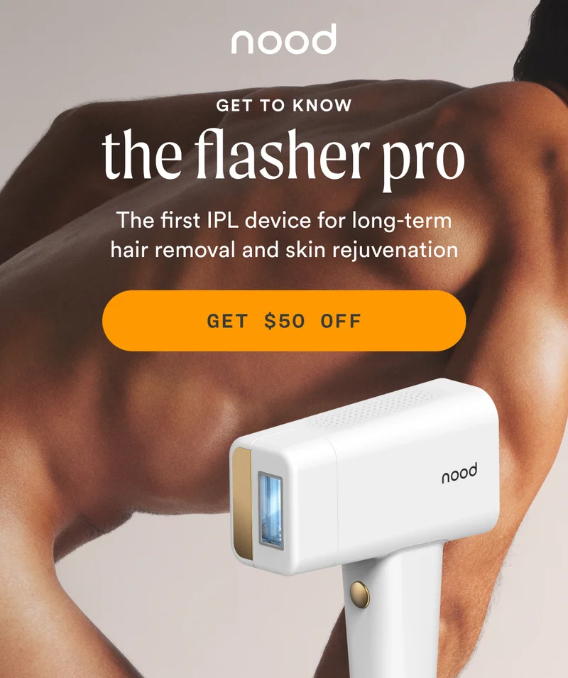 The Flasher Pro! The first IPL device for long-term hair removal and skin rejuvenation