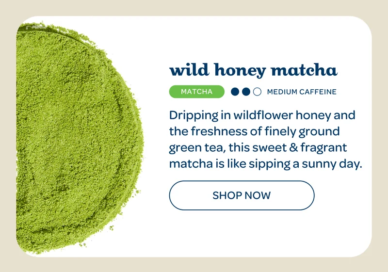 Wild honey matcha - Shop now
