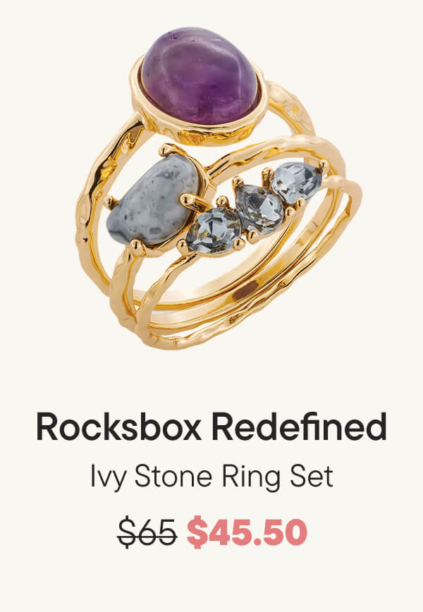 Ivy Stone Ring Set