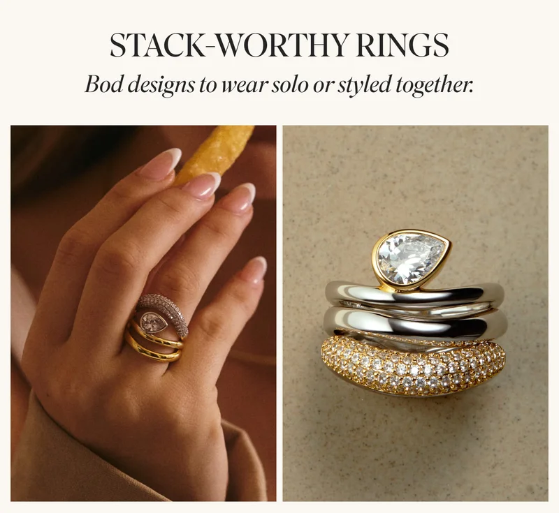 STACK-WORTHY RINGS
