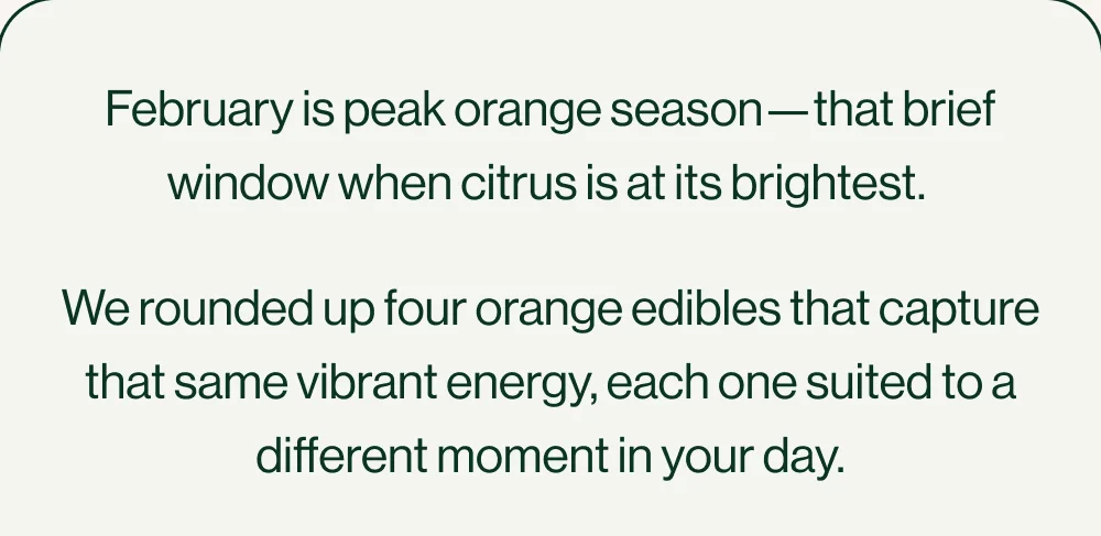 February is peak orange season