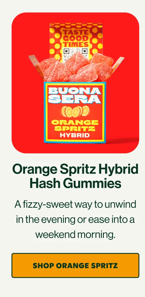 Orange Spritz Hybrid Hash Gummies
