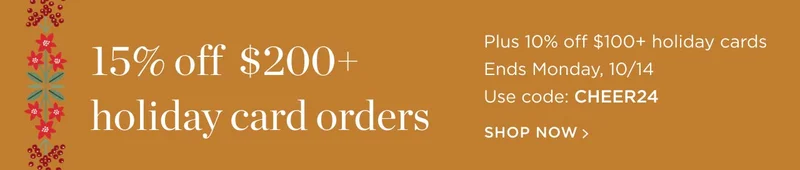 Up to 15% off
