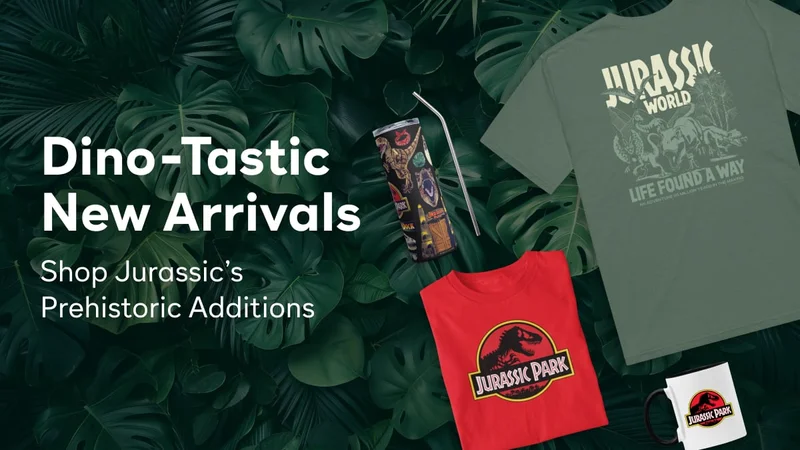 NBC Shop - Dino-Tastic New Arrivals: Shop Jurassic's Prehistoric Additions