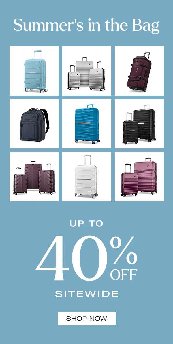 Up to 40% Off Vacation Essentials