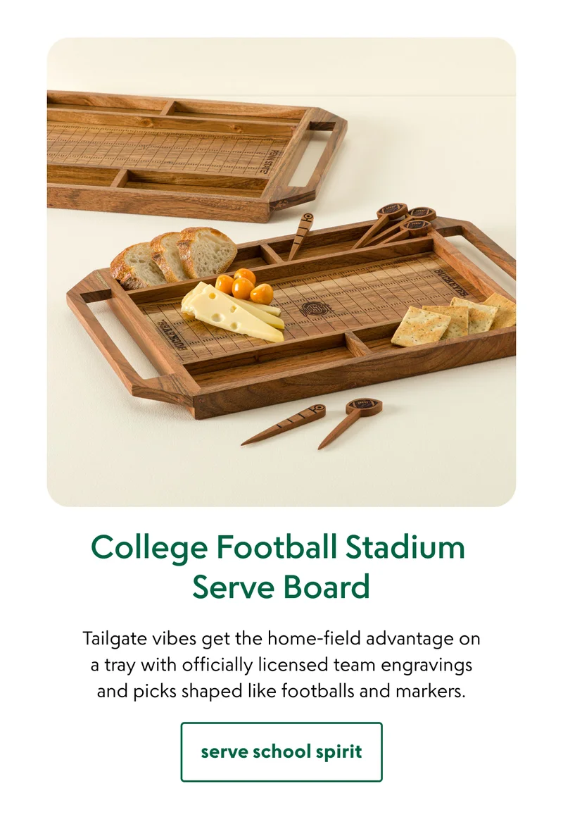 College Football Stadium Serve Board