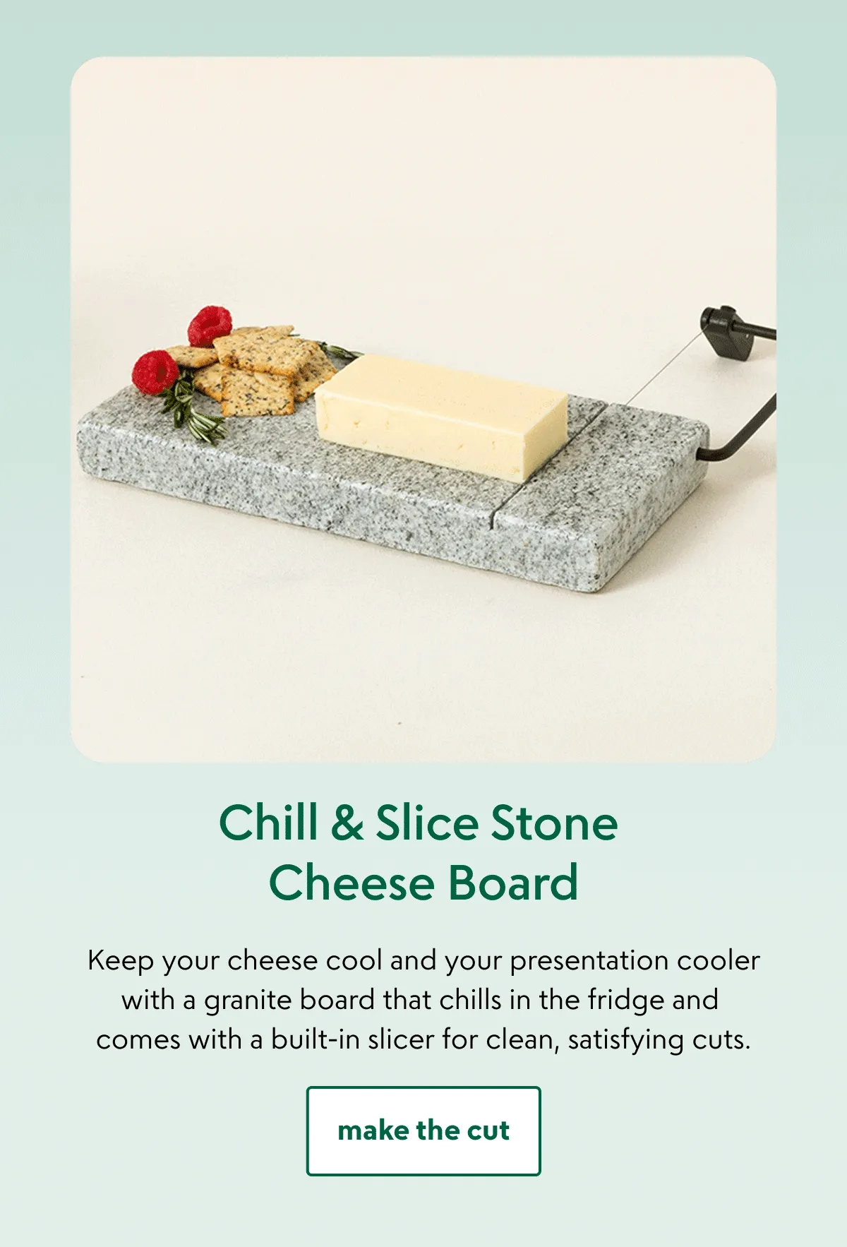 Chill & Slice Stone Cheese Board