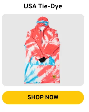 Hideout Hoodie USA Tie Dye