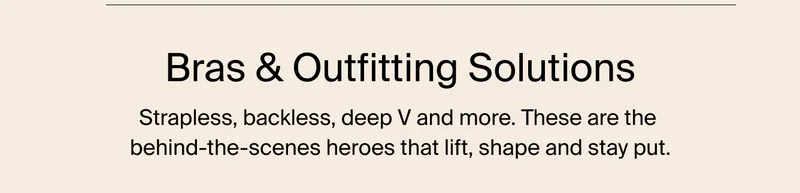 Bra & Outfitting solutions.