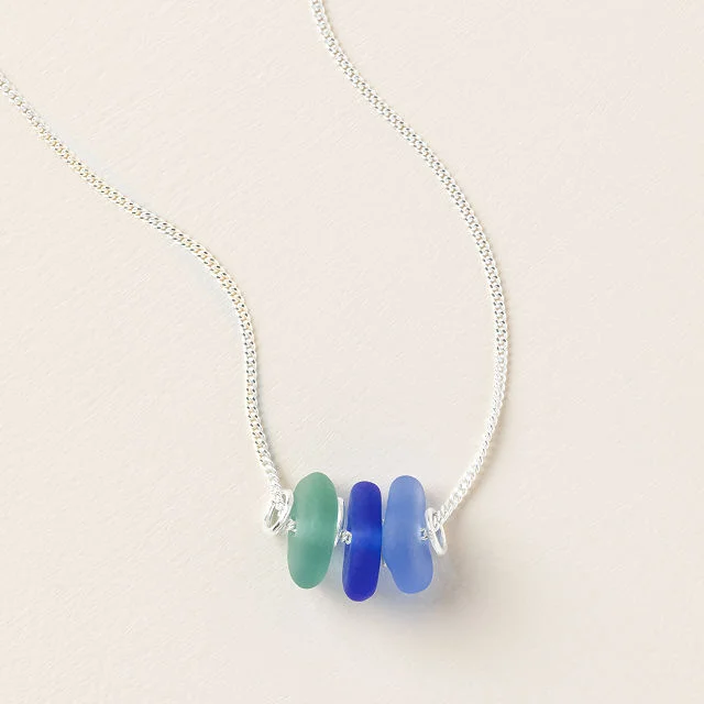 Sea Glass Balance Necklace