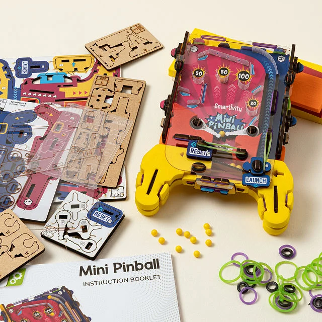 Build & Play Handheld Pinball Machine