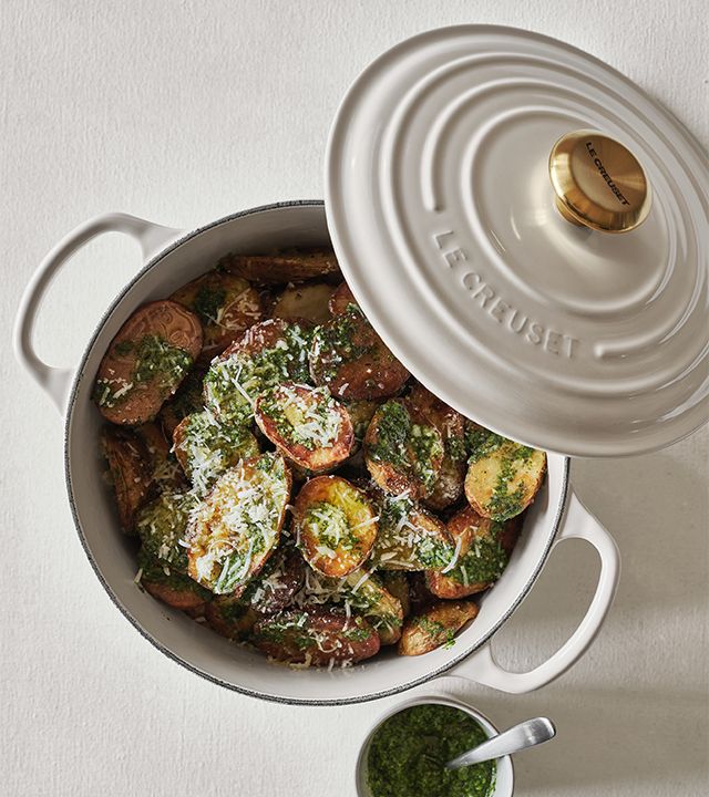 over $250 off Le Crueset 7.5 qt signature chef oven