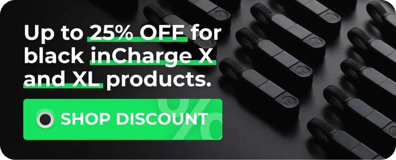 Up to 25% OFF fro black inCharge X and XL products