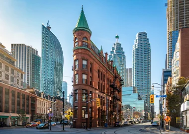 Downtown view of Toronto.