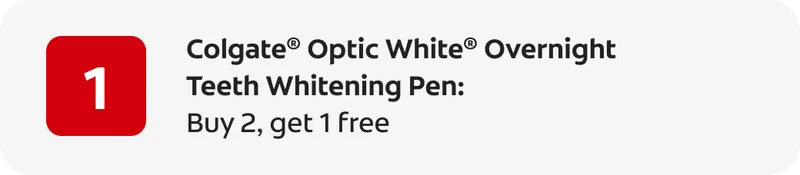 Colgate® Optic White® Overnight Teeth Whitening Pen: