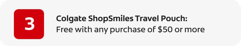 Colgate ShopSmiles Travel Pouch