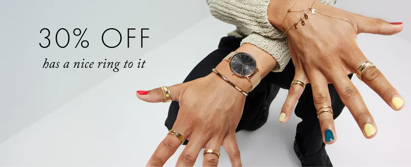 30% off has a nice ring to it