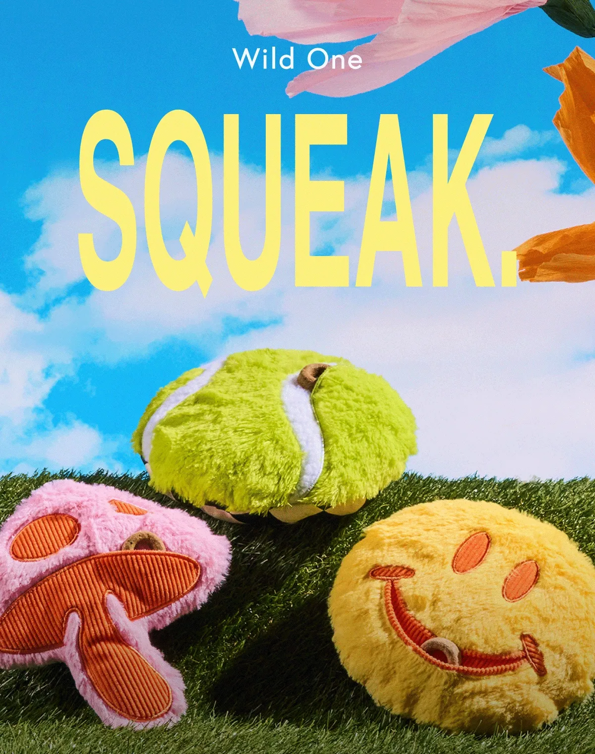 SQUEAK. CRINKLE. HIDE. REPEAT.