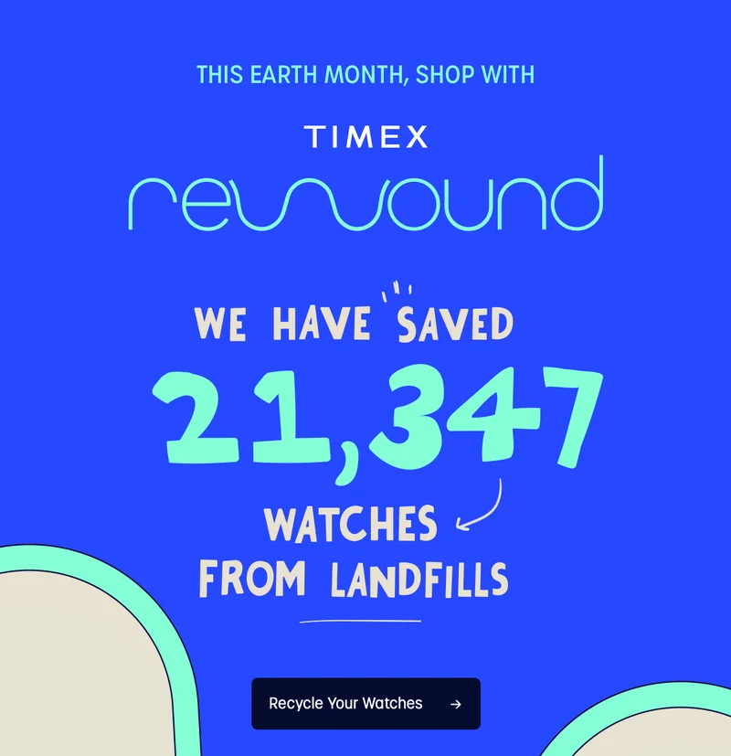 Recycle Your Watches - Timex ReWound