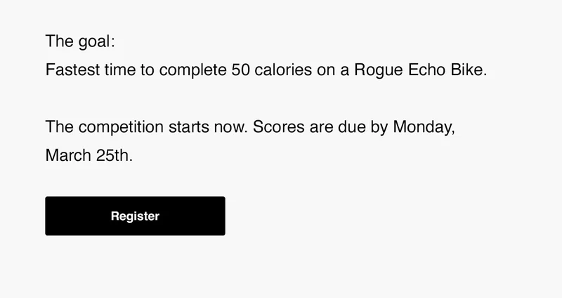 The 50 Cal Challenge - Register
