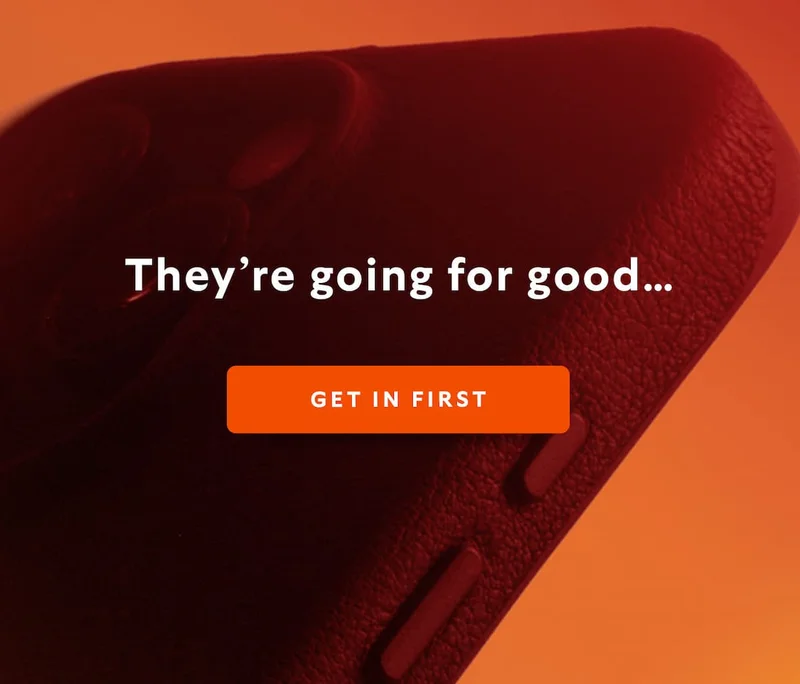They’re going for good…
