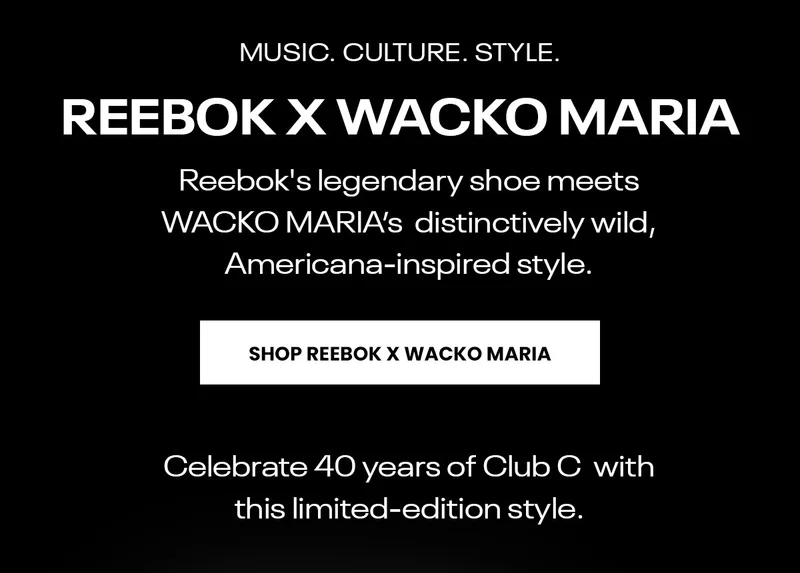 Shop Reebok x Wacko Maria
