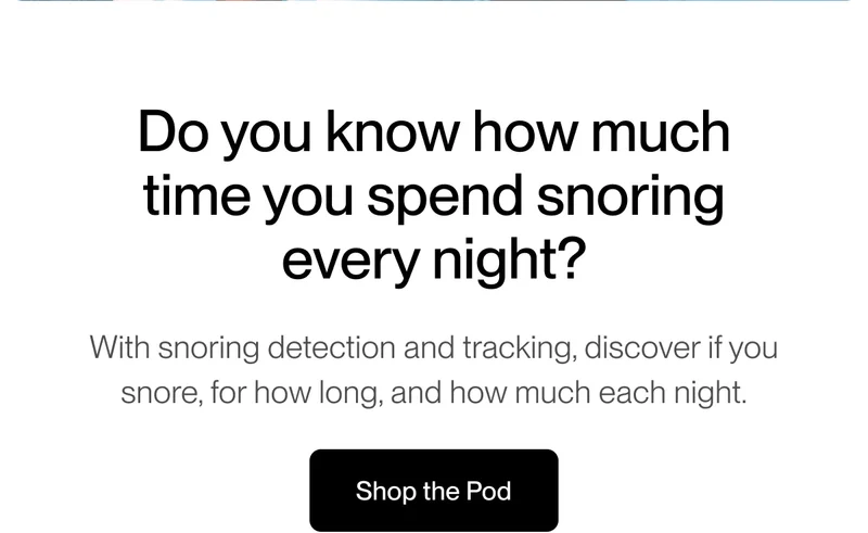 Do you know how much time you spend snoring every night?