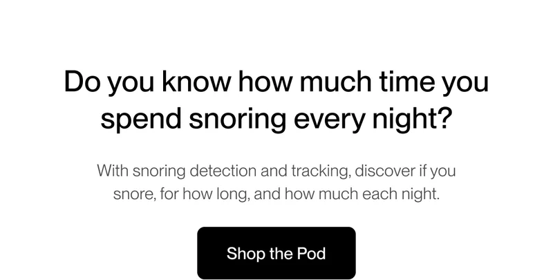 Do you know how much time you spend snoring every night?