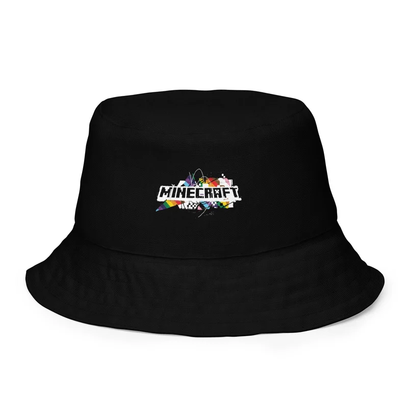Image of Minecraft Rainbow Reversible Bucket Hat