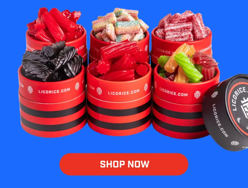 It's Prime Time at Licorice.com. Shop Now!