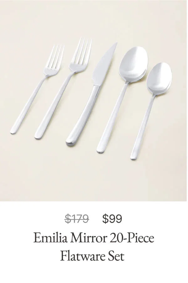 Emilia Mirror Flatware Set