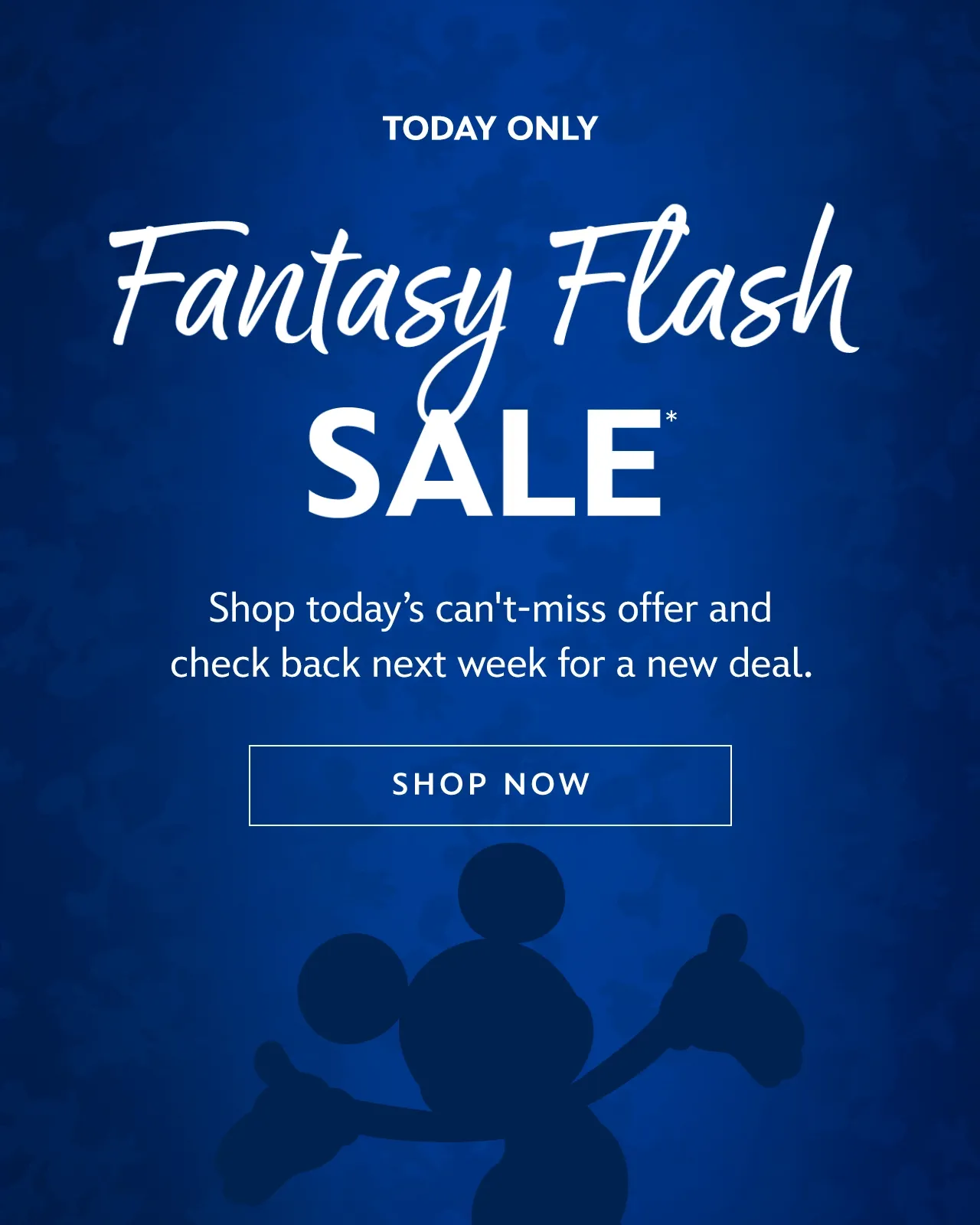 TODAY ONLY - Fantasy Flash Sale - Shop today's can't miss deal and check back next week for a new deal | Shop Now